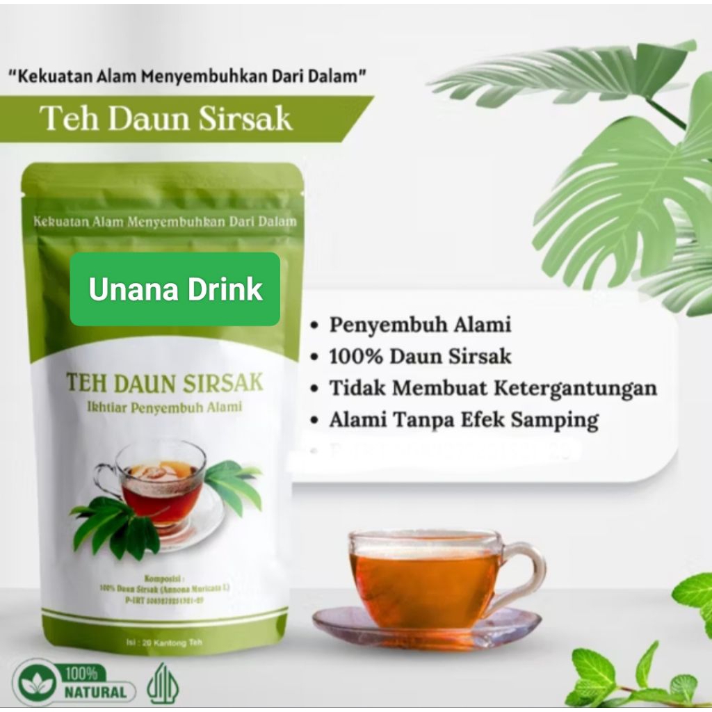

Teh Daun Sirsak (Minuman Sehat dari Pertanian) by Unana Drink