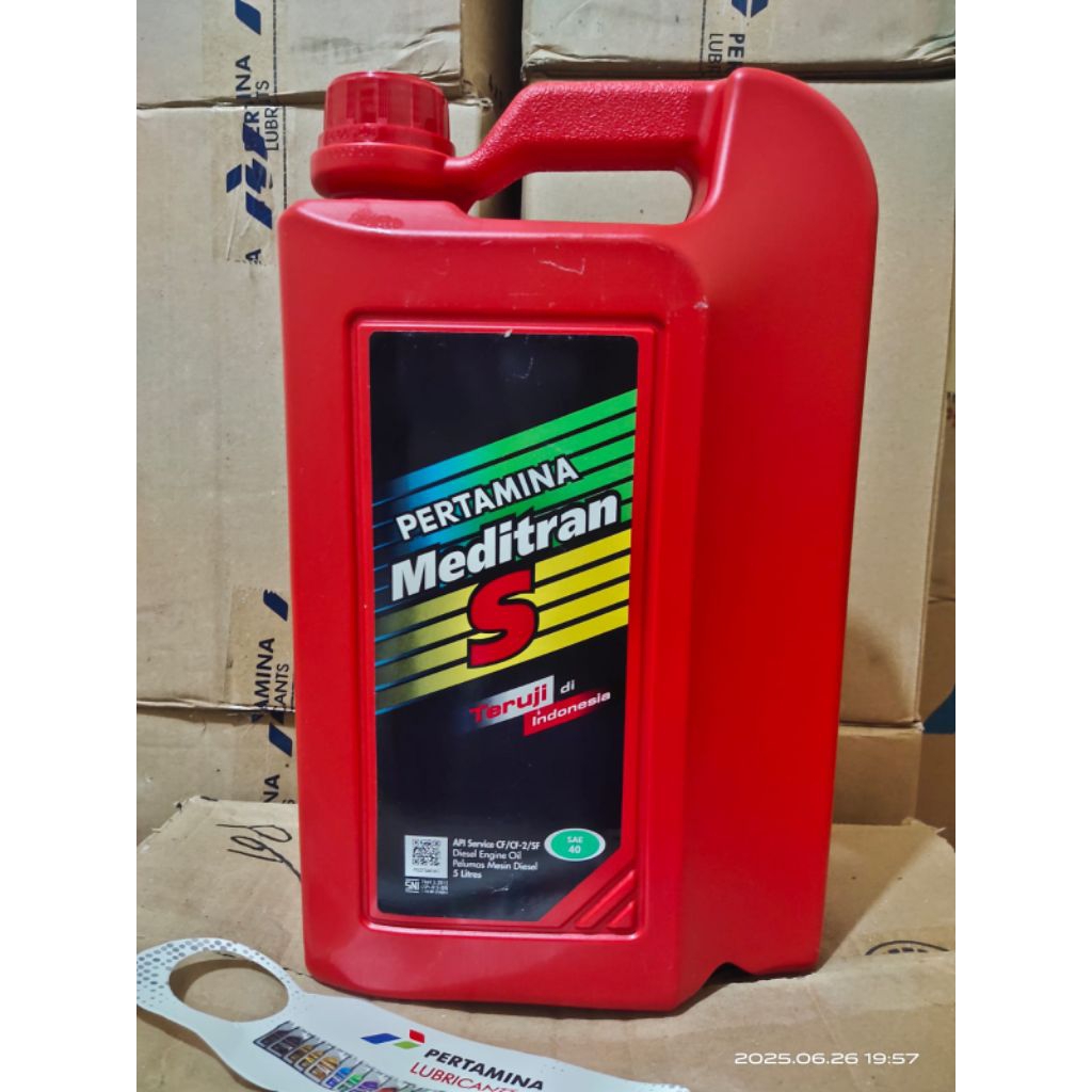 OLI OIL MEDITRAN S 5L OLI PERTAMINA PELUMAS MESIN DIESEL