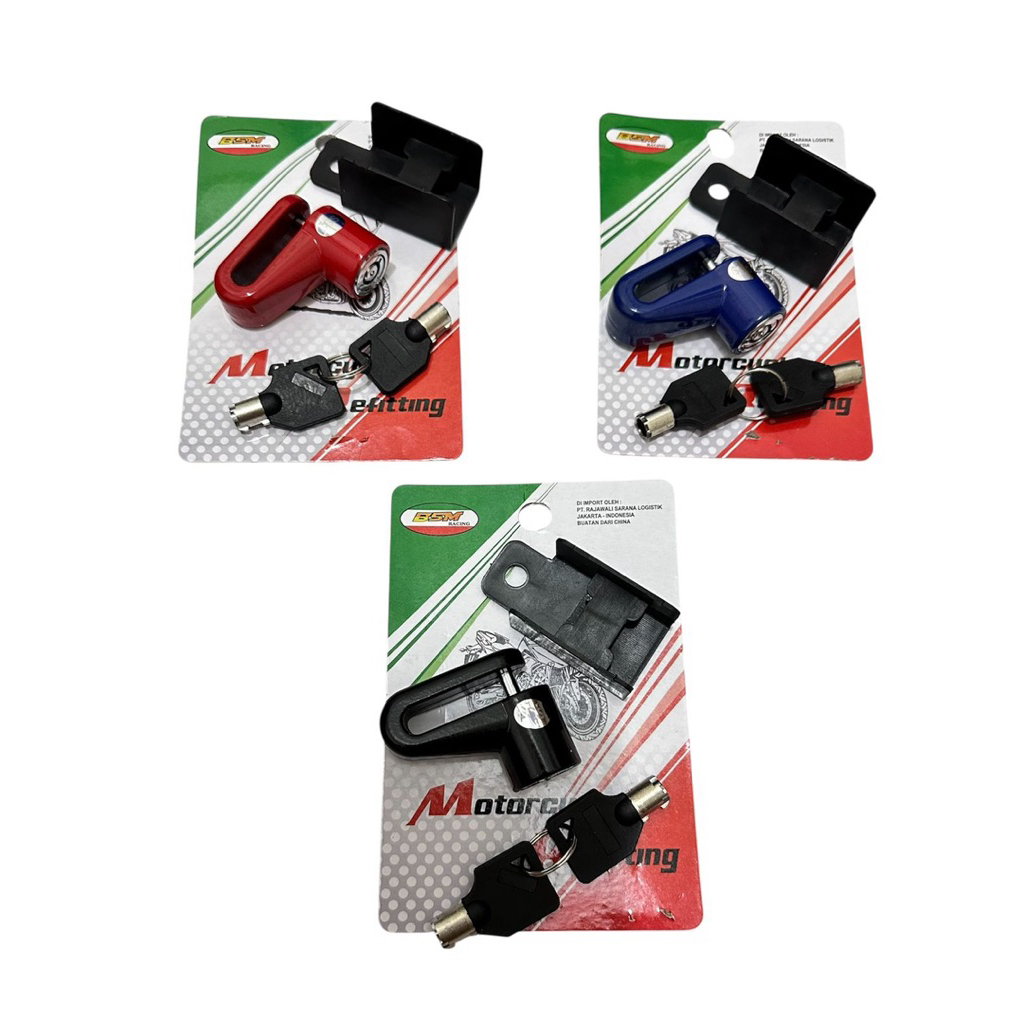 Kunci Cakram Motor Anti Maling | Gembok Cakram Honda, Yamaha, Dan Lainnya | Gembok Rem Cakram Univer