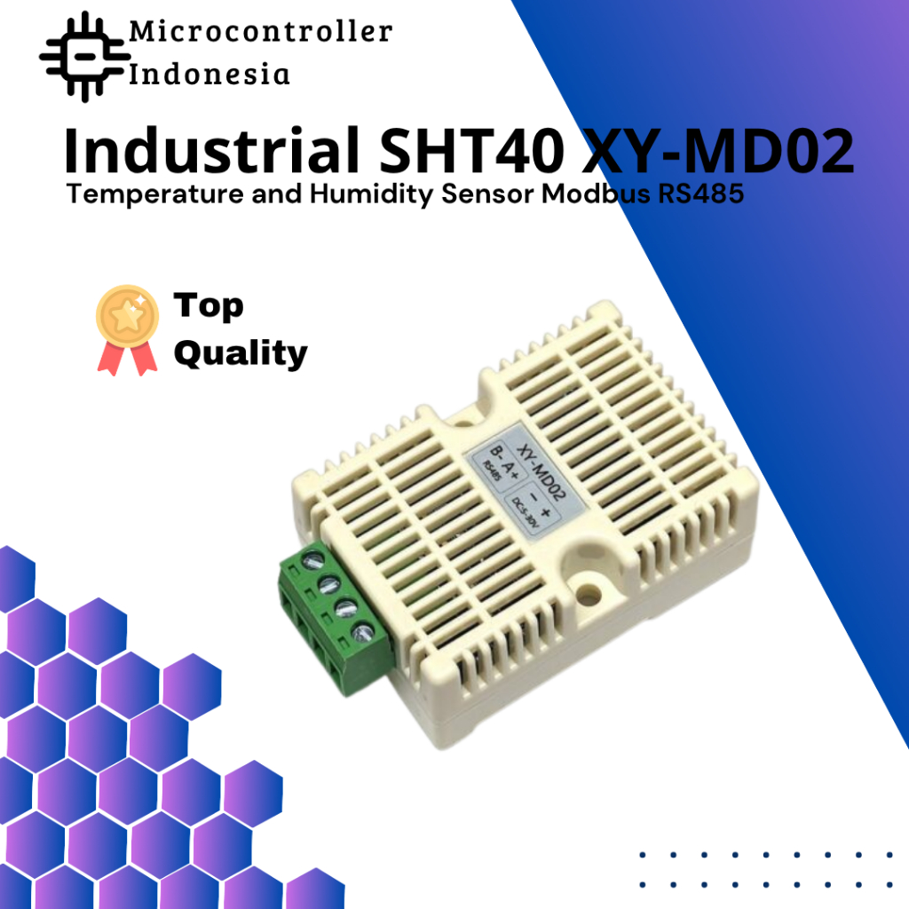 Industrial SHT40 Temperature and Humidity Sensor Modbus RS485 RTU XY-MD02