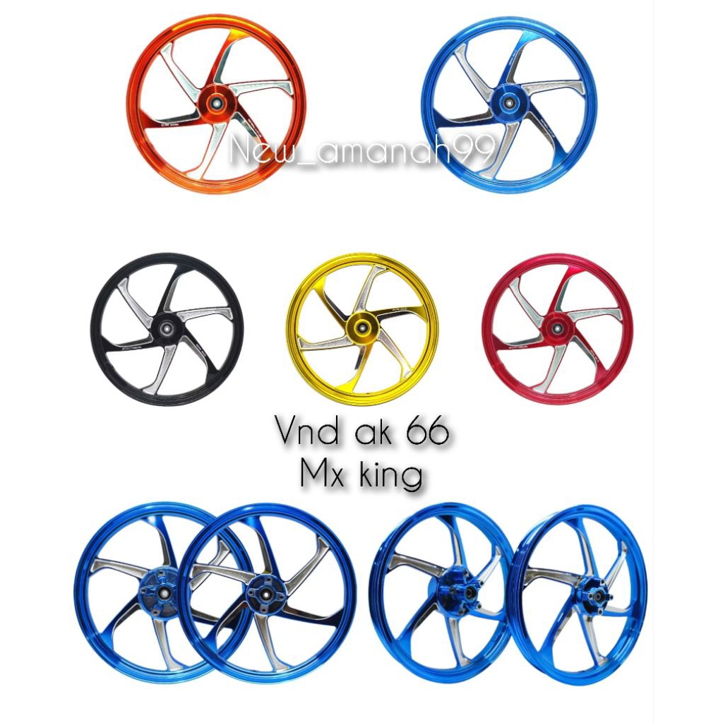 VND VELG RACING AK 66 R17 FOR MX KING UK 160/160x17 VELG VND AK 66 ORIGANAL VND AK 66 VELG AK 66 VND