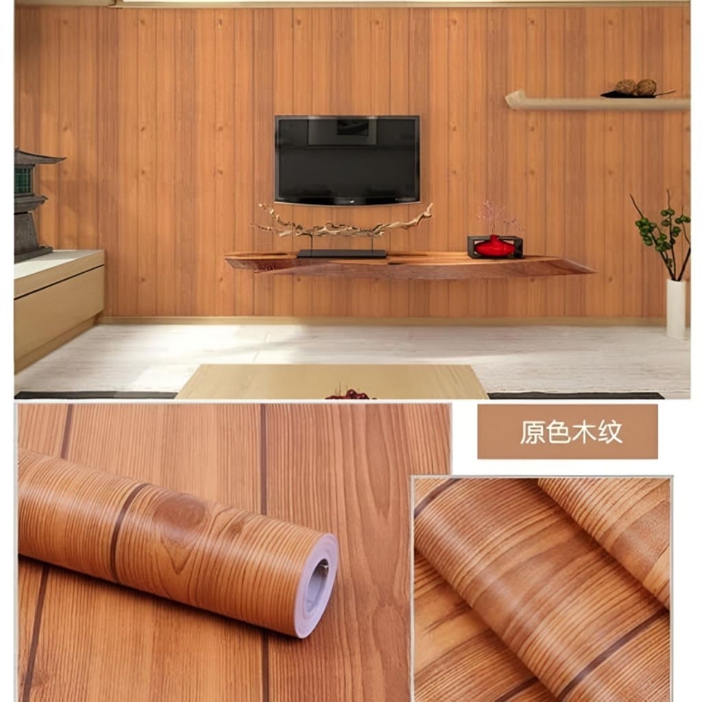 Wallpaper dinding Serat kayu gh161 / stiker dinding/ wallpaper dinding murah/ wallpaper kamar