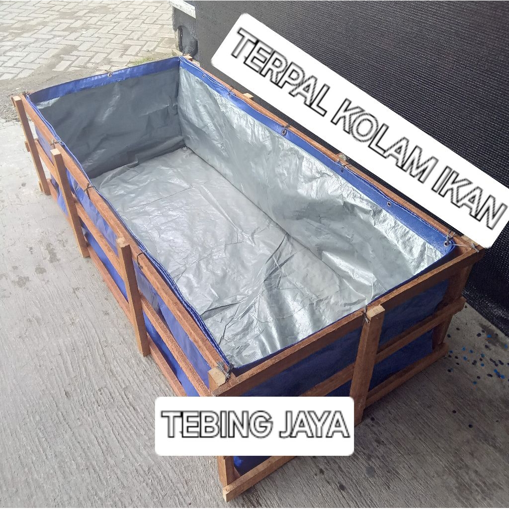 Terpal Kolam Ikan 300x200x50 A8 Kolam Terpal Budidaya