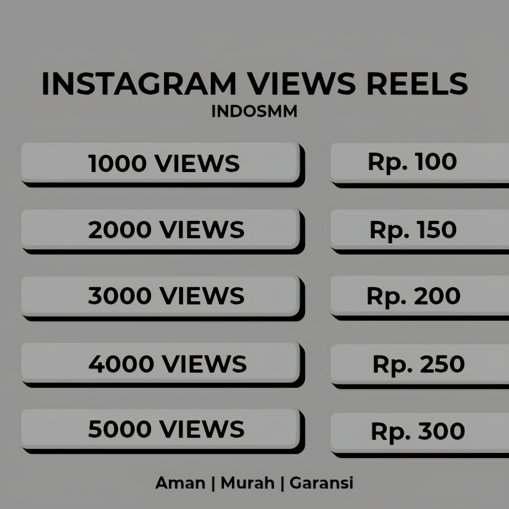 Instagram Views Penambahan Penonton Murah Bergaransi Worldwide