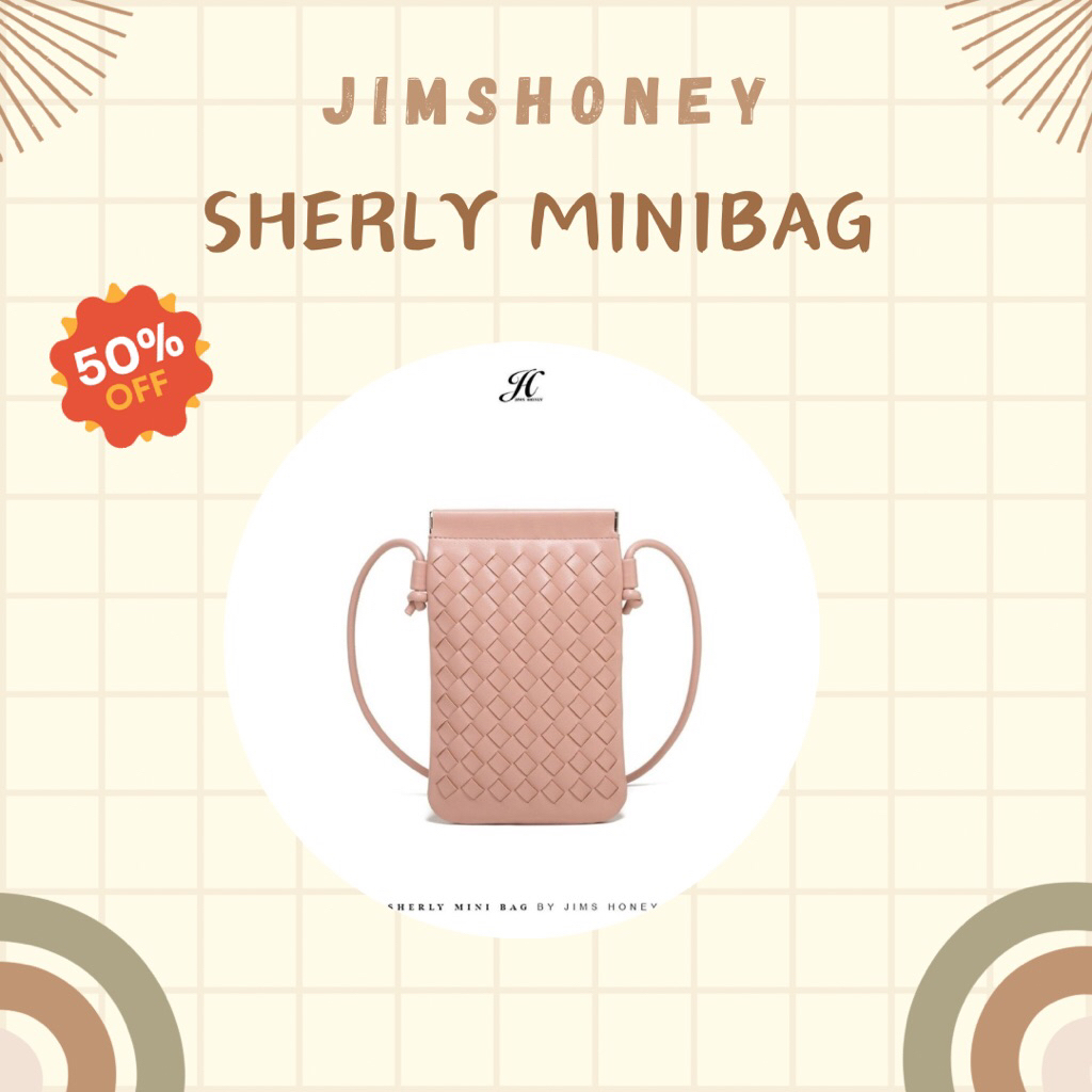 BAKOL - SHERLY MINIBAG JIMSHONEY TAS HP WANITA SUPER SIMPLE , PRAKTIS TIPIS