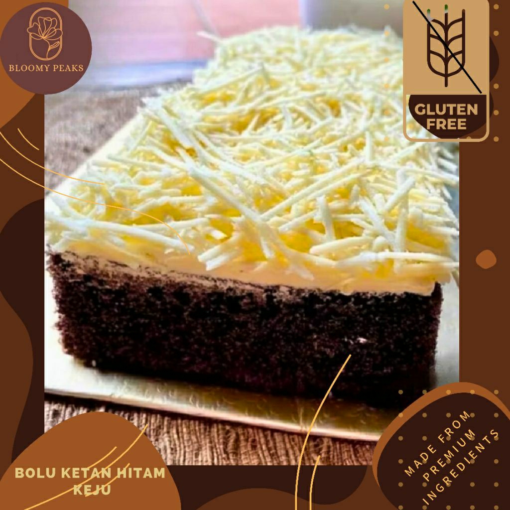 

Bolu Ketan Hitam Keju Gluten Free Cake