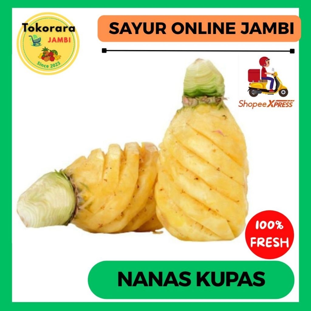 

KIRIM INSTAN Nanas Kupas/Bersih Per buah-tokorara.jambi