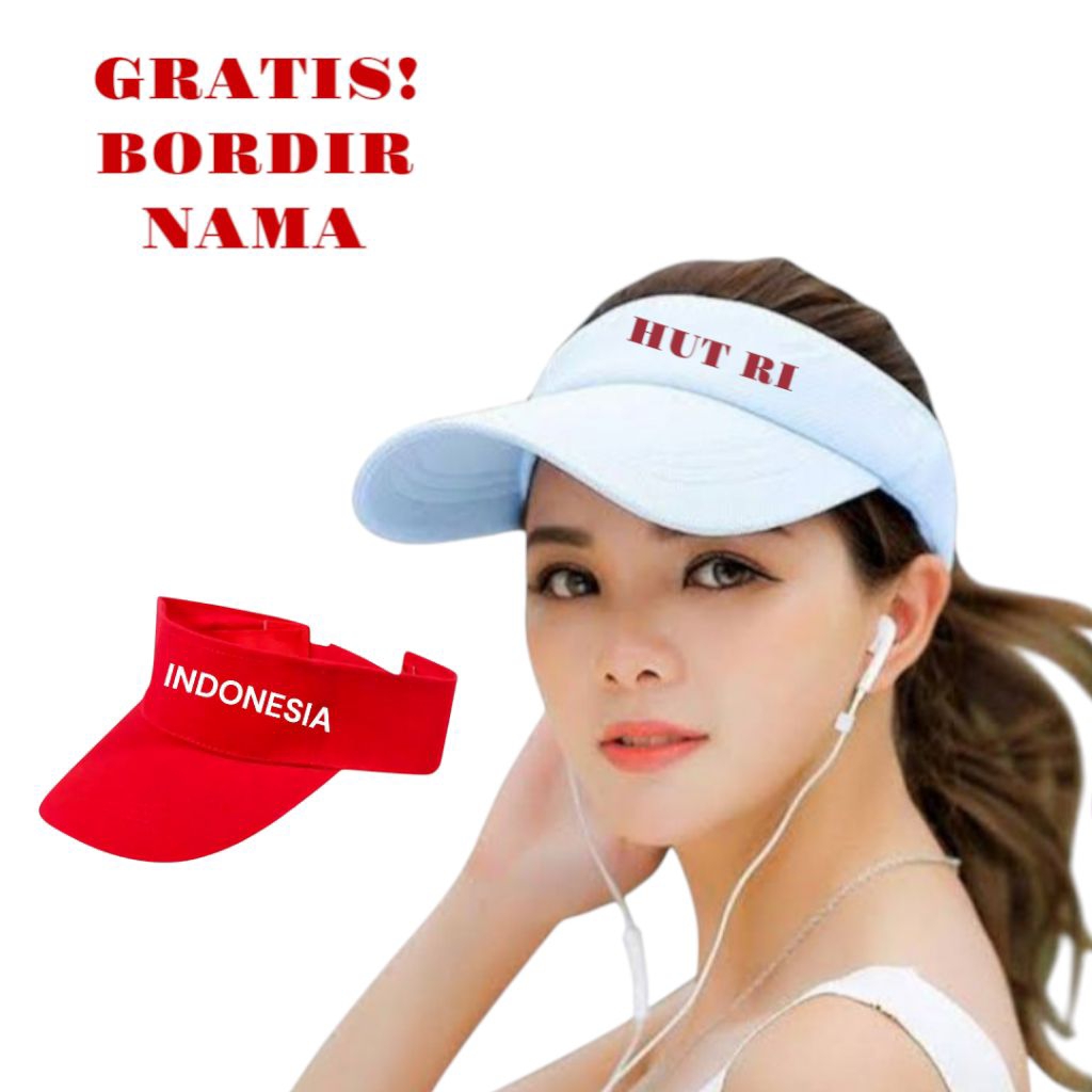 Topi Golf Custom Bodir Nama Topi Olahraga Senam Zumba Sepeda Outdoor
