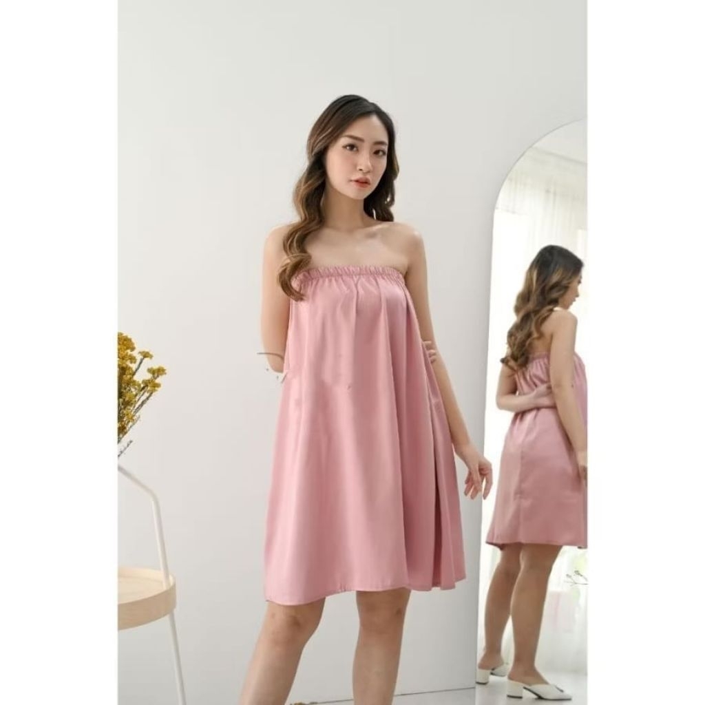 DRESS ANDIN//KEMBEN WANITA SIMPEL//DRESS SABRINA JUMBO KEKINIAN M-XXXXL