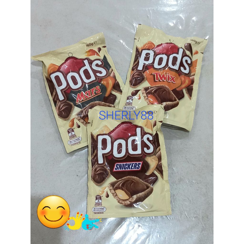 

pods chocolate mars/snickers/twix (READY PROMO,AUSTRALI)