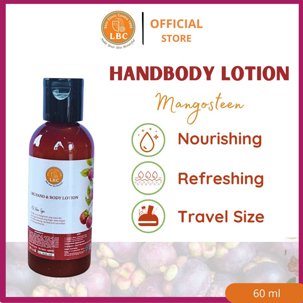 Travel size LBC Body Lotion 60 ml(Mangosteen - Limited Edition)