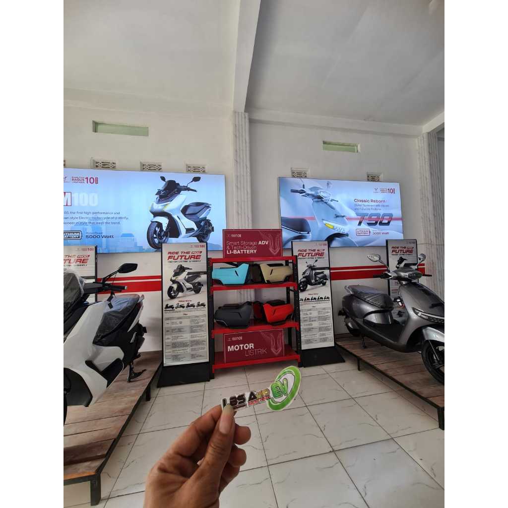 Box ADV Sepeda Listrik Uwinfly D60, D70, D65, D75 Original