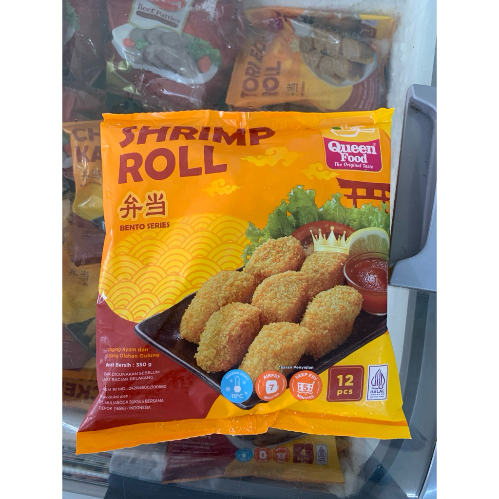 

QUEENFOOD SHRIMP ROLL 350GR (HARGA ONLINE)