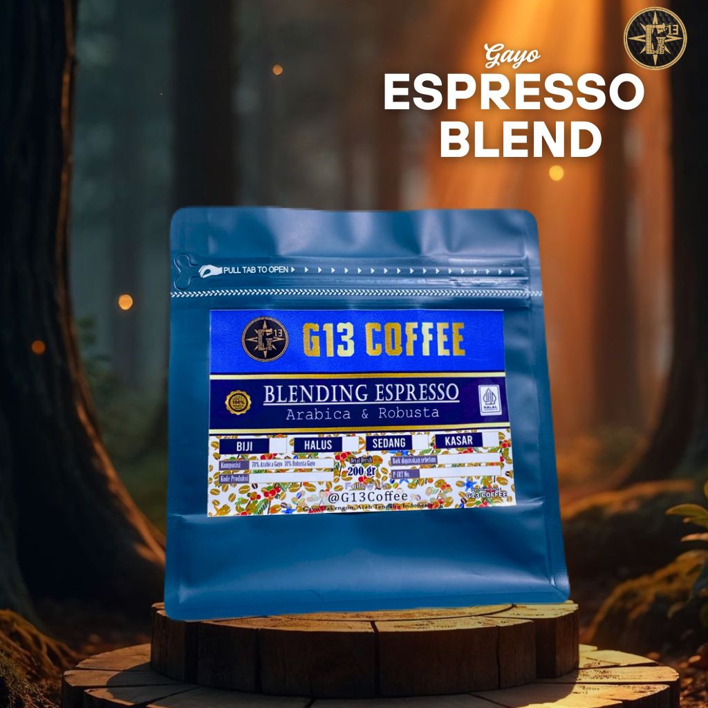 

BLEND ESPRESSO BASED ARABICA 70 ROBUSTA 30 BUBUK / BIJI