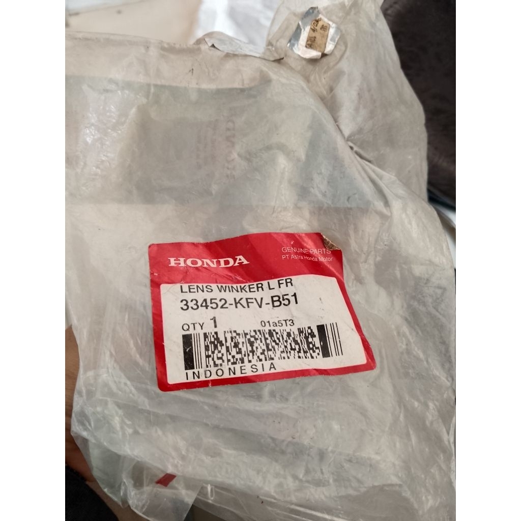 33452-KFV-B51 | 33402-KFV-B51 KACA RETING DEPAN KANAN KIRILEGENDA 33452KFVB51 33402KFVB51