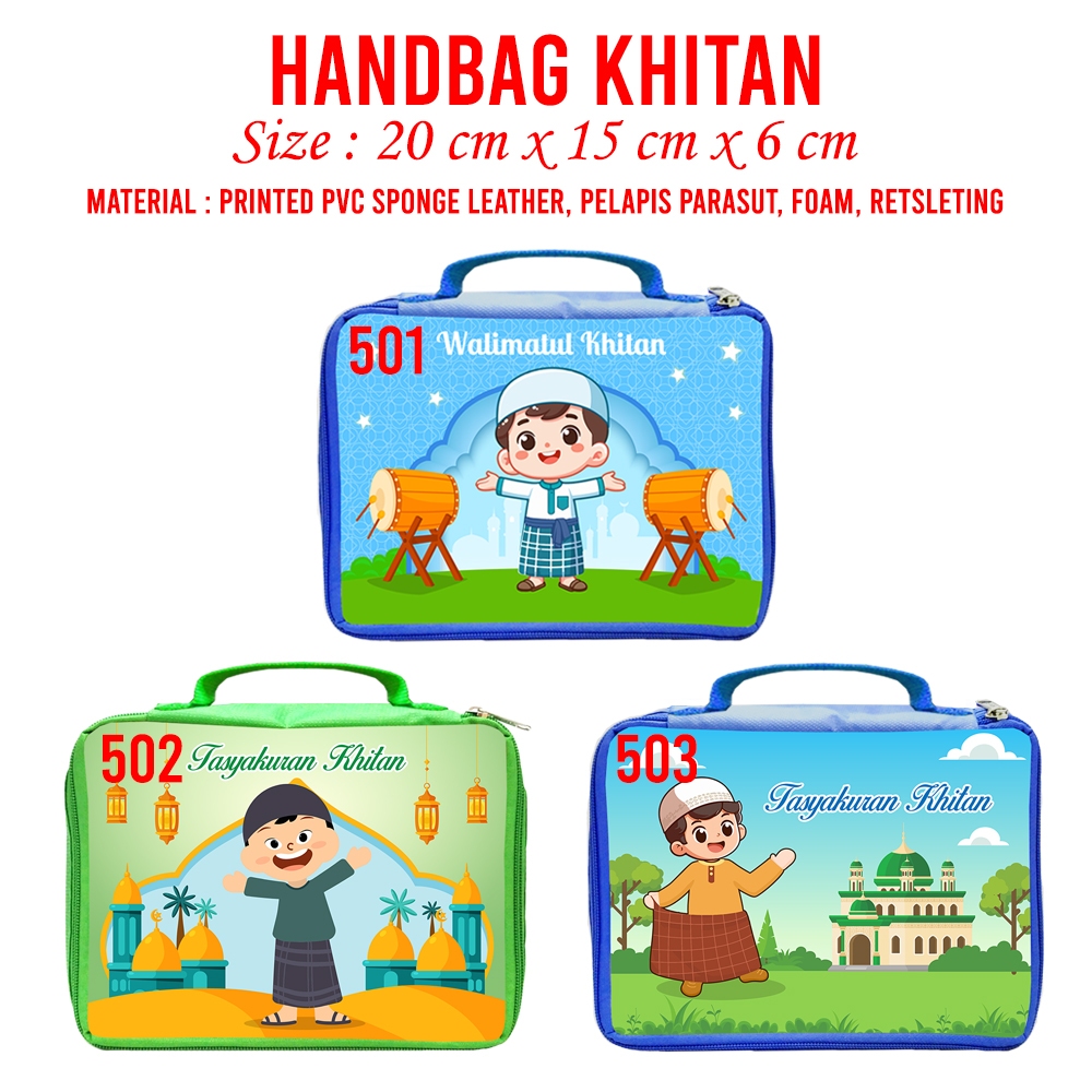 Handbag Souvenir Khitan Sunatan Sirkumsisi Circumcision Tasyakuran Khitanan Hadiah Khitan