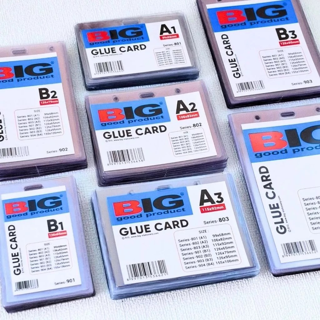 CARD MIKA UKURAN B2 B3 B4 A2 A3 NAME TAG GLUE CARD CARD HOLDER
