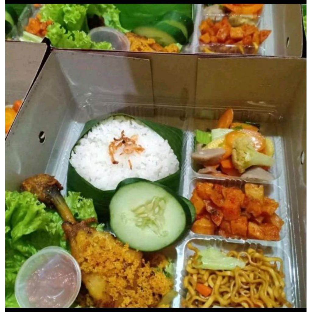 

nasi box sayur capjay