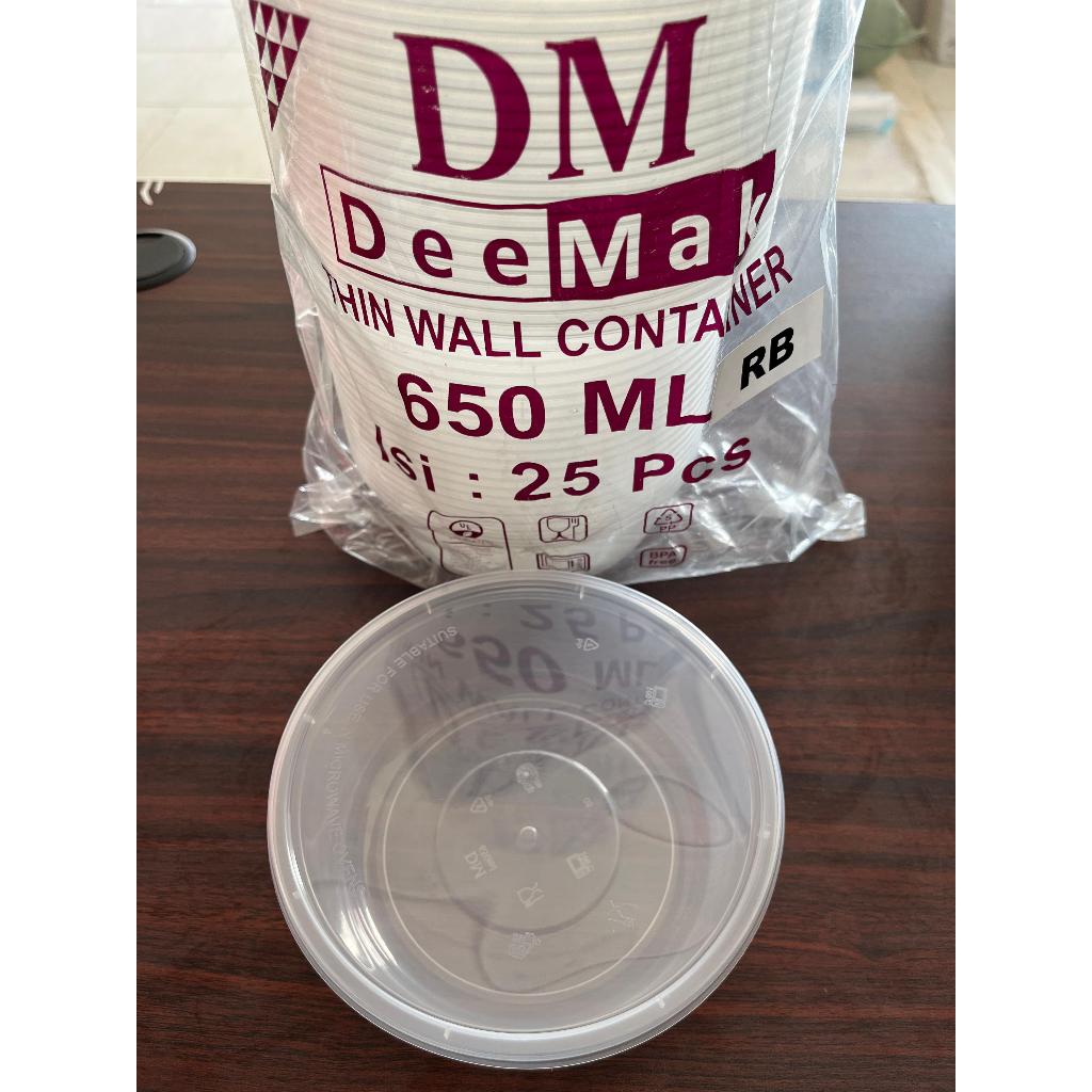 TWINWALL DM ROUNDBOWL 650ML 850ML 1000ML/MANGKOK BULAT BENING