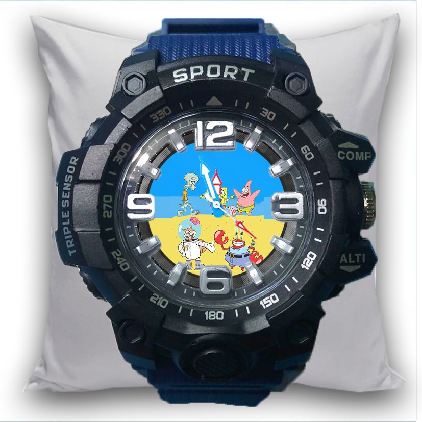 Jam Tangan Anak Laki Laki SPONGEBOB SQUAREPANTS Termurah SPORT 001
