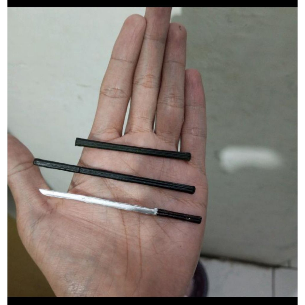 set aksesoris shf katana Sasuke action figure 1/12 # part kitbash sword weapon mainan Naruto boruto 