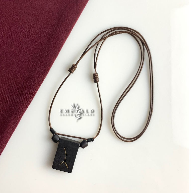 Kalung Pendant Eboni Sulawesi - Horoscope Series Cancer