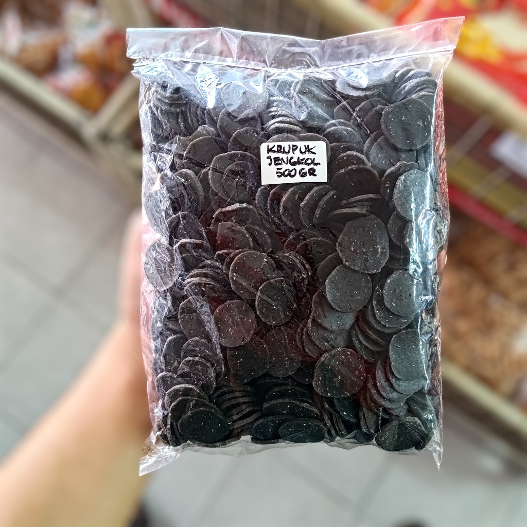

Kerupuk Jengkol Bulat Mentah 500 gr / Krupuk Jengkol Mentah