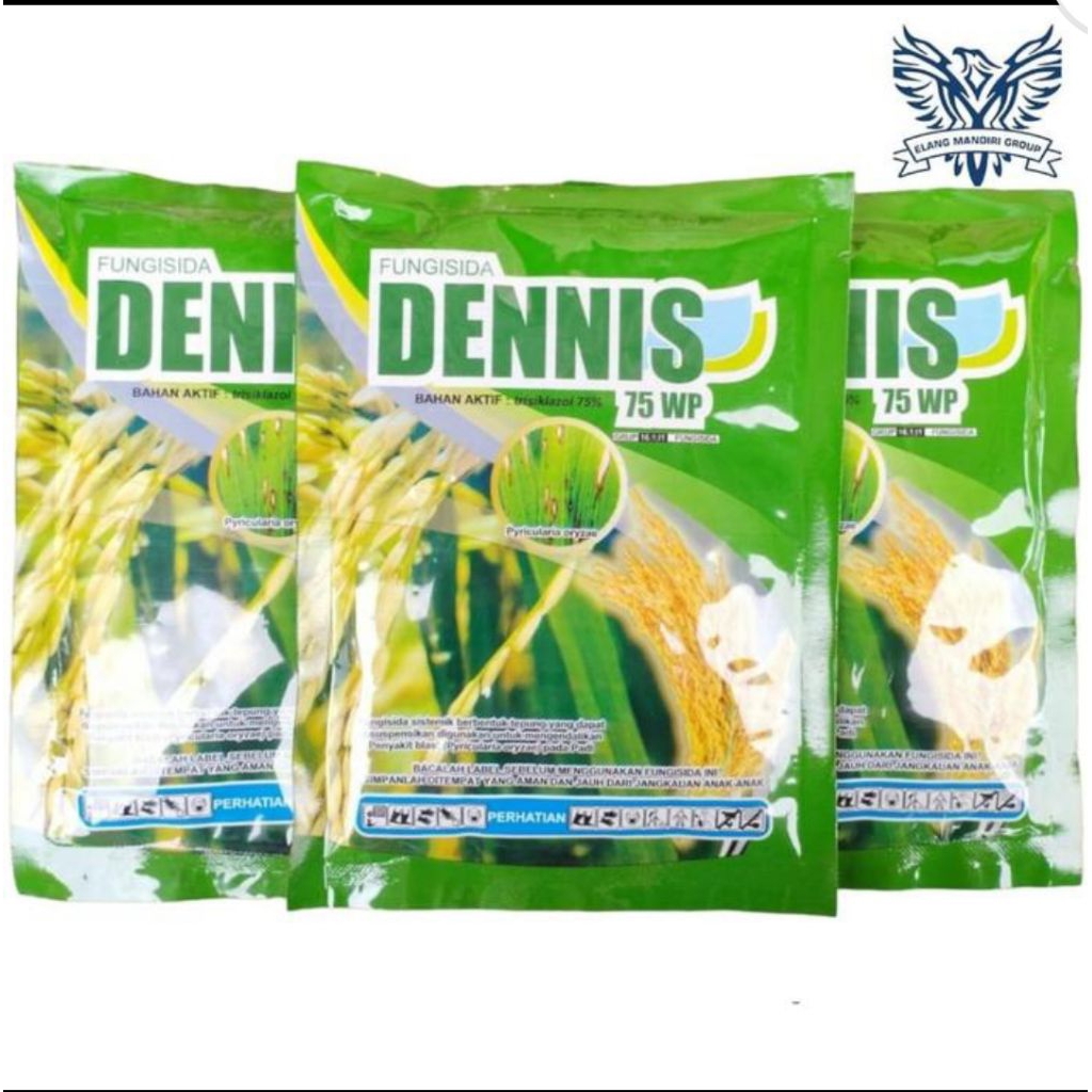 Fungisida Dennis 75WP 100gr Bahan Aktif Trisiklazol 75% Basmi Hama Deltagro