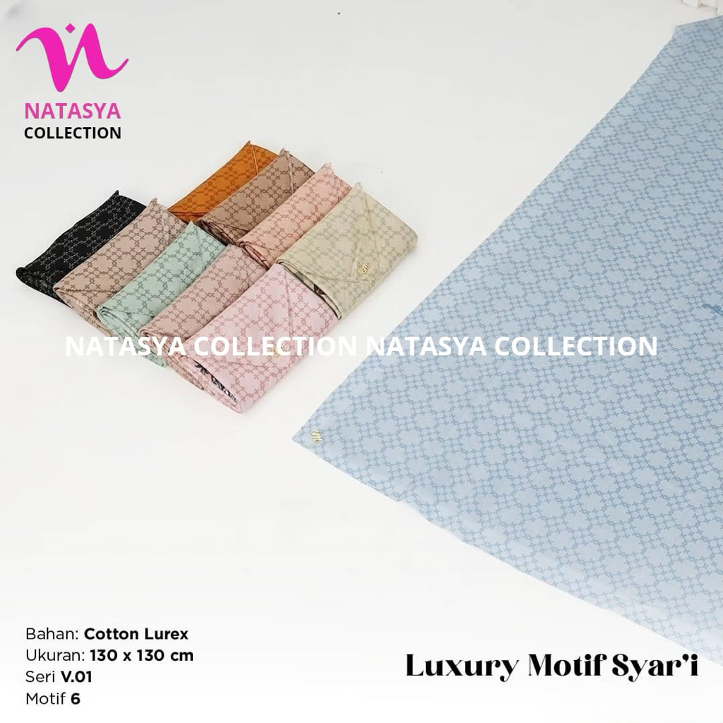 Hijab Segiempat Syari Motif Luxury 5 Premium