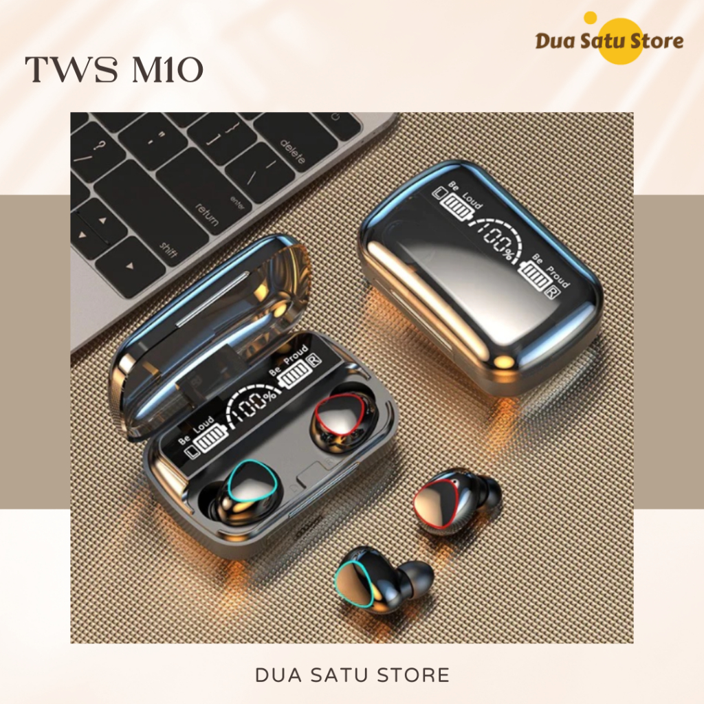 TWS M10 Headphone Bluetooth Wireless
