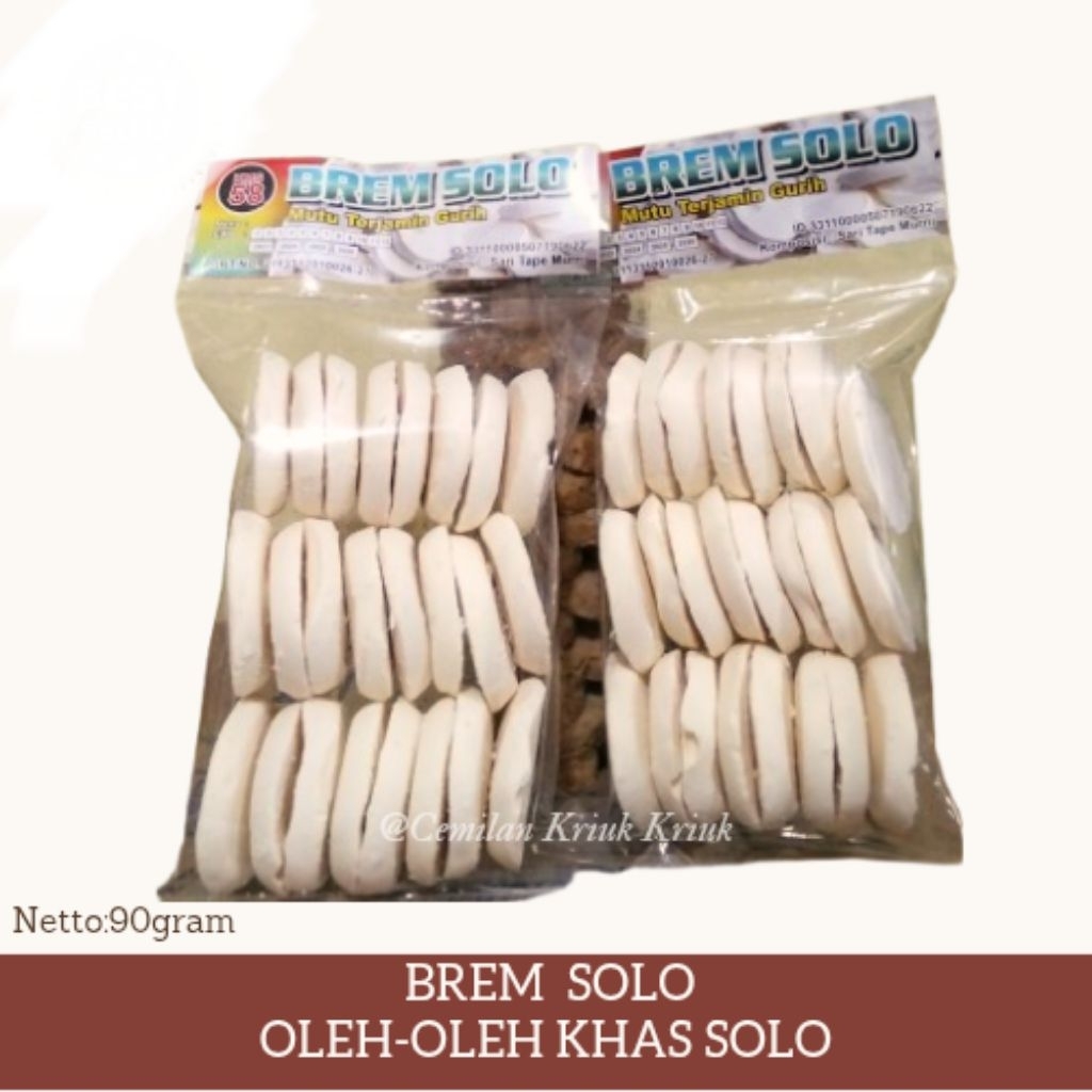

BREM SOLO58 Oleh Oleh Khas Solo 90gram-CemilanKriukKriuk