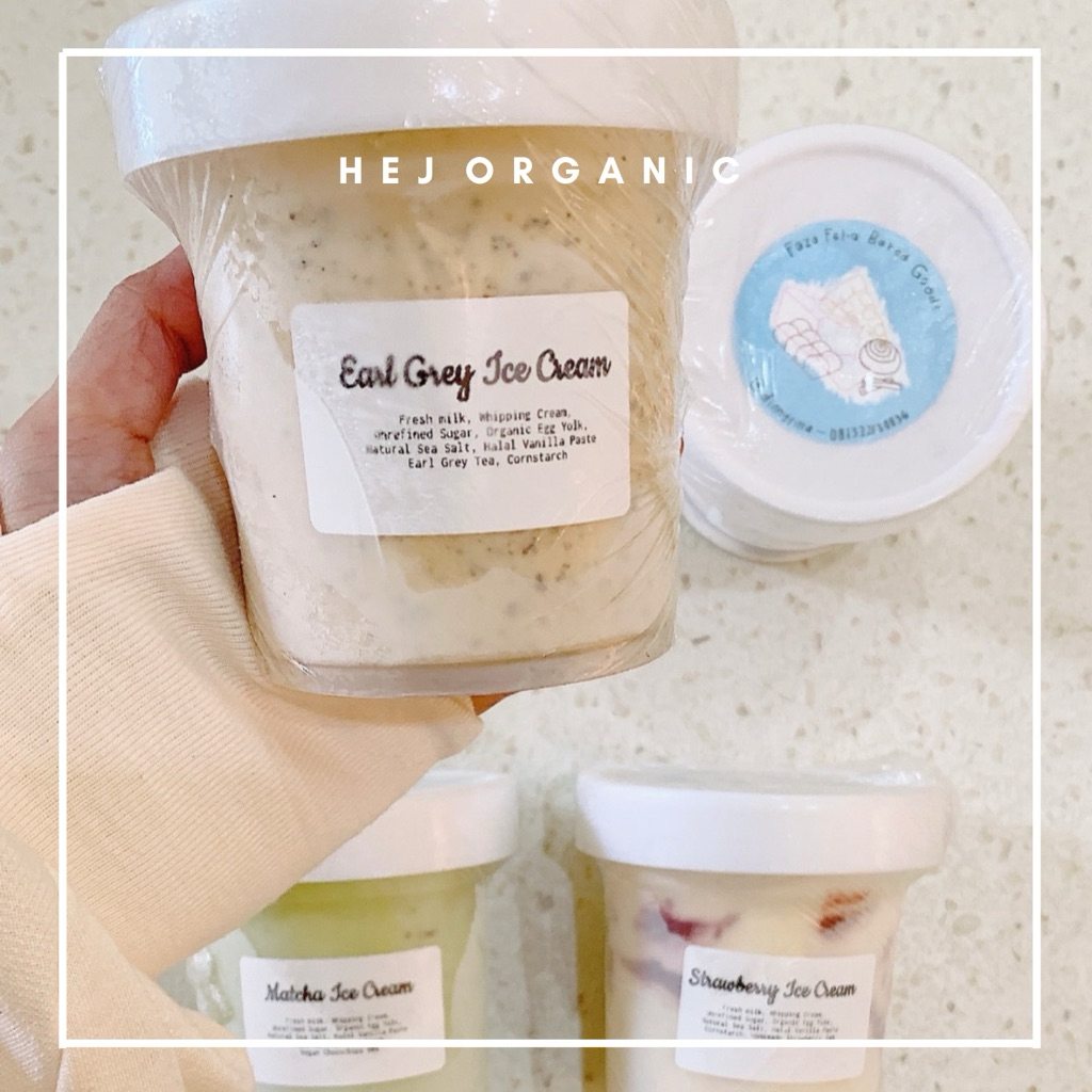 

Gluten Free Ice Cream Earl Grey, Matcha, Strawberry, Chocolate