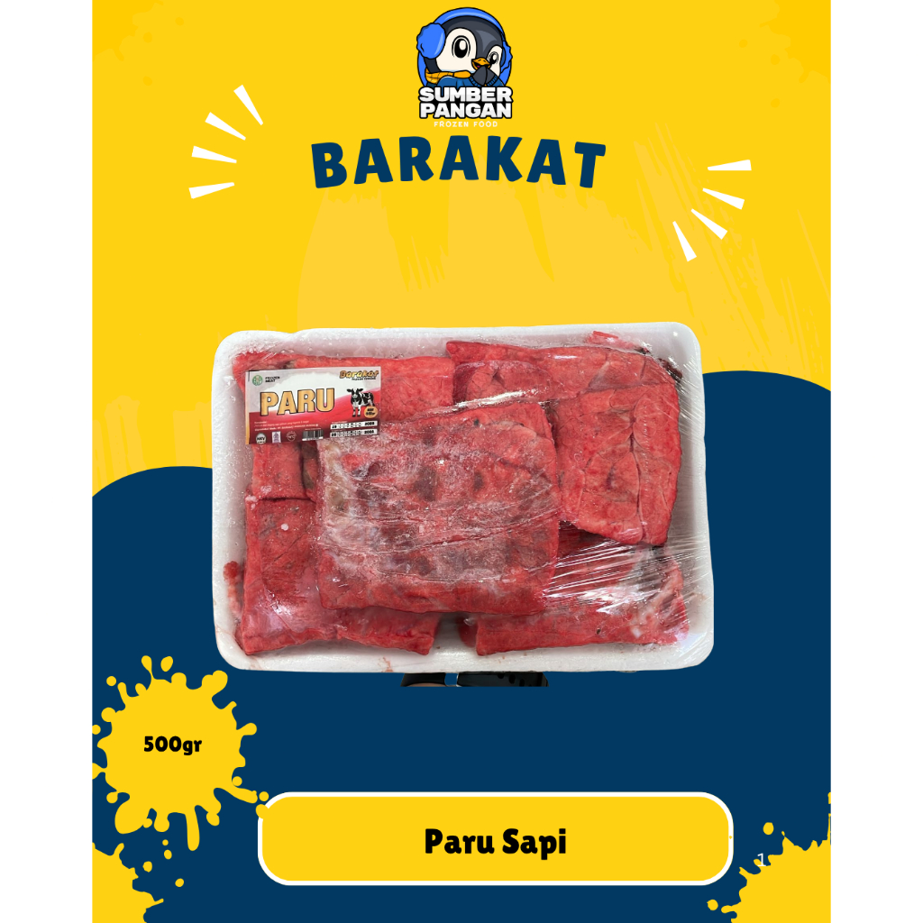 

Barakat Paru Sapi 500gr//paruh sapi