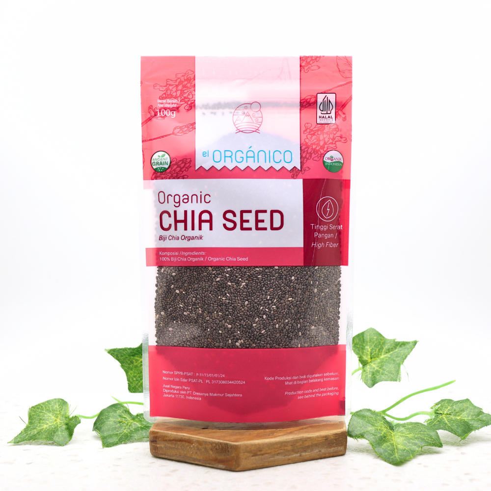

100G Black Chia Seeds Organic - El Organico