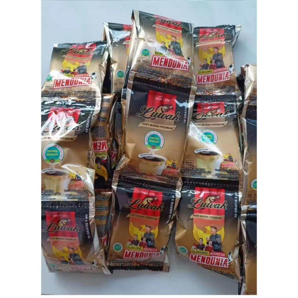 

LUWAK KOPI TANPA GULA SATU RENCENG ISI 15 SACHET