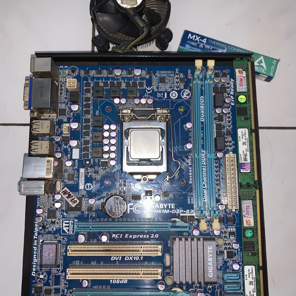 Paket Motherboard H61M - i3 2100 - Ram 2x4 8GB DDR3