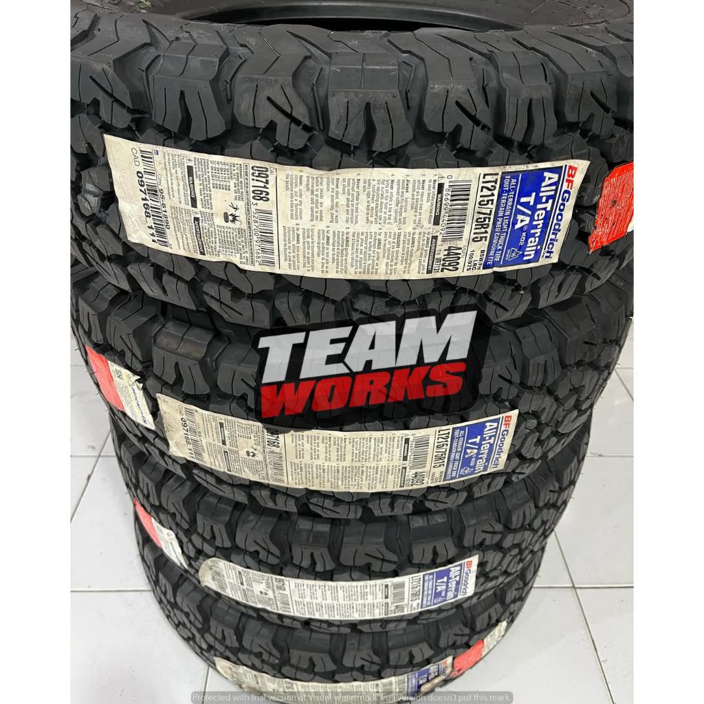 BAN MOBIL BF GOODRICH ALL TERAIN T/A K02 UKURAN 215 75 R15 BAN KASAR AT RING 15 IMPORT