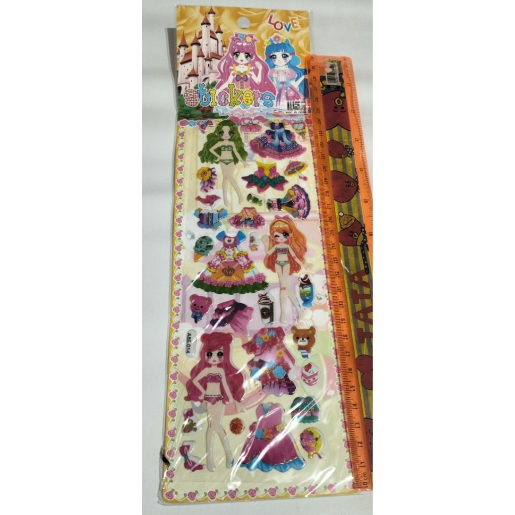 

Preloved sticker boneka kertas
