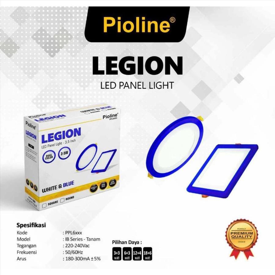 PIOLINE LEGION DOWNLIGHT 18+6 WH+BL BULAT