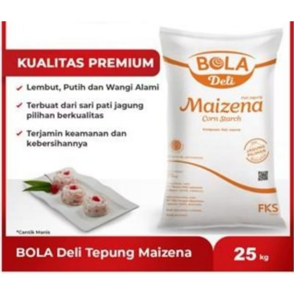 

TEPUNG MAIZENA BOLA DELI REPACK ( 500 gram, 1 KG)