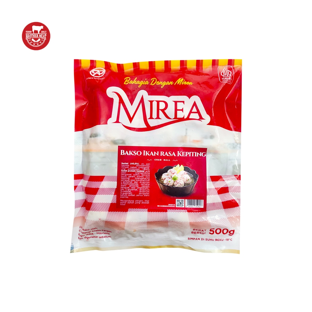 

Mirea Bakso Ikan Rasa Kepiting, Olahan Seafood - Brothermeatshop