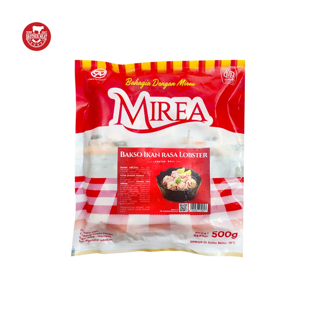 

Mirea Bakso Ikan Rasa Lobster / Olahan Seafood - Brothermeatshop