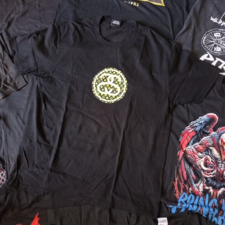 Kaos Stussy Monogram Vintage Second