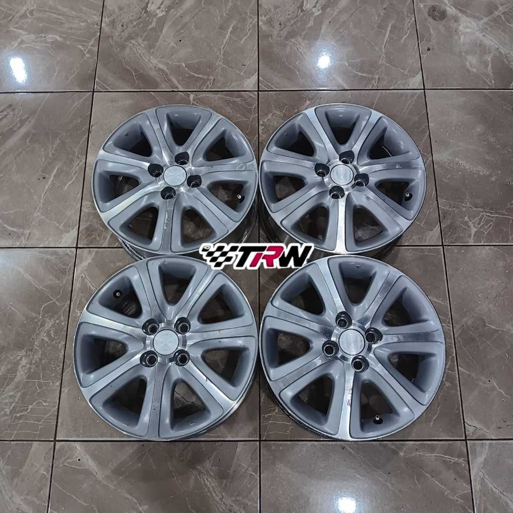 Velg Mobil Bekas City Ring 15 Baut 4x100 Jazz Brio Calya Sigra Vios Yaris