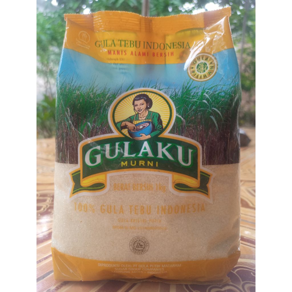

Gula merek GULAKU murni 1kg