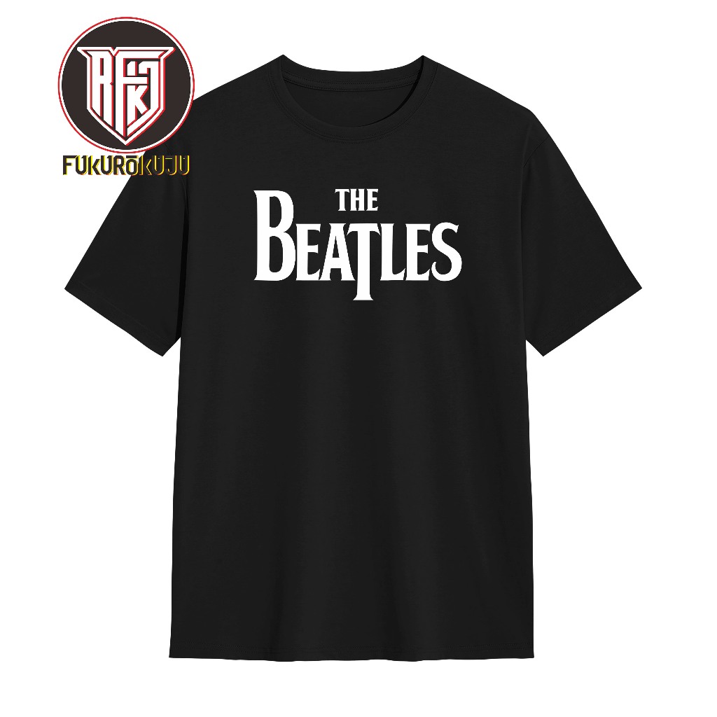 Fukurokuju Clothing Kaos Distro Musik The Beatles Cotton Combed Baju Jumbo XXL