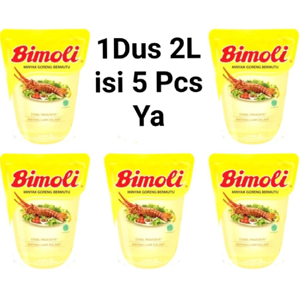 

Minyak Goreng 2Liter Bimoli 1Dus Isi 5 Pcs Ya