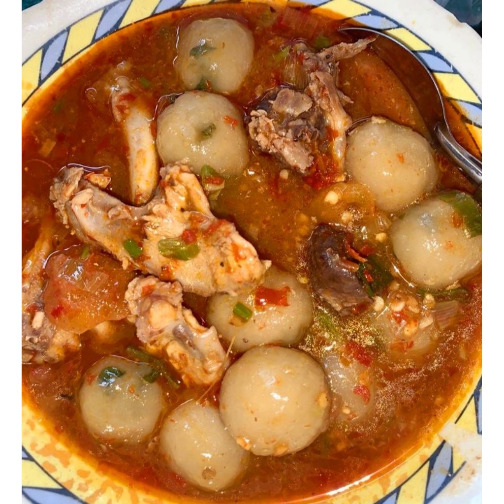 

baso aci isi ayam suwir mercon xtra pedas baso 10 butir sunrise food