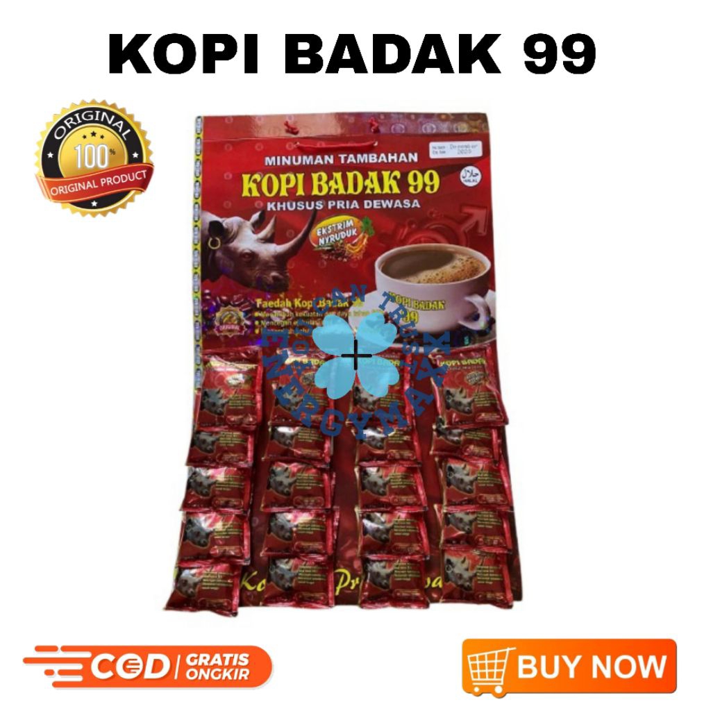 

3 in 1 Coffee [ Kopi Badak 99 ] - Original 100%