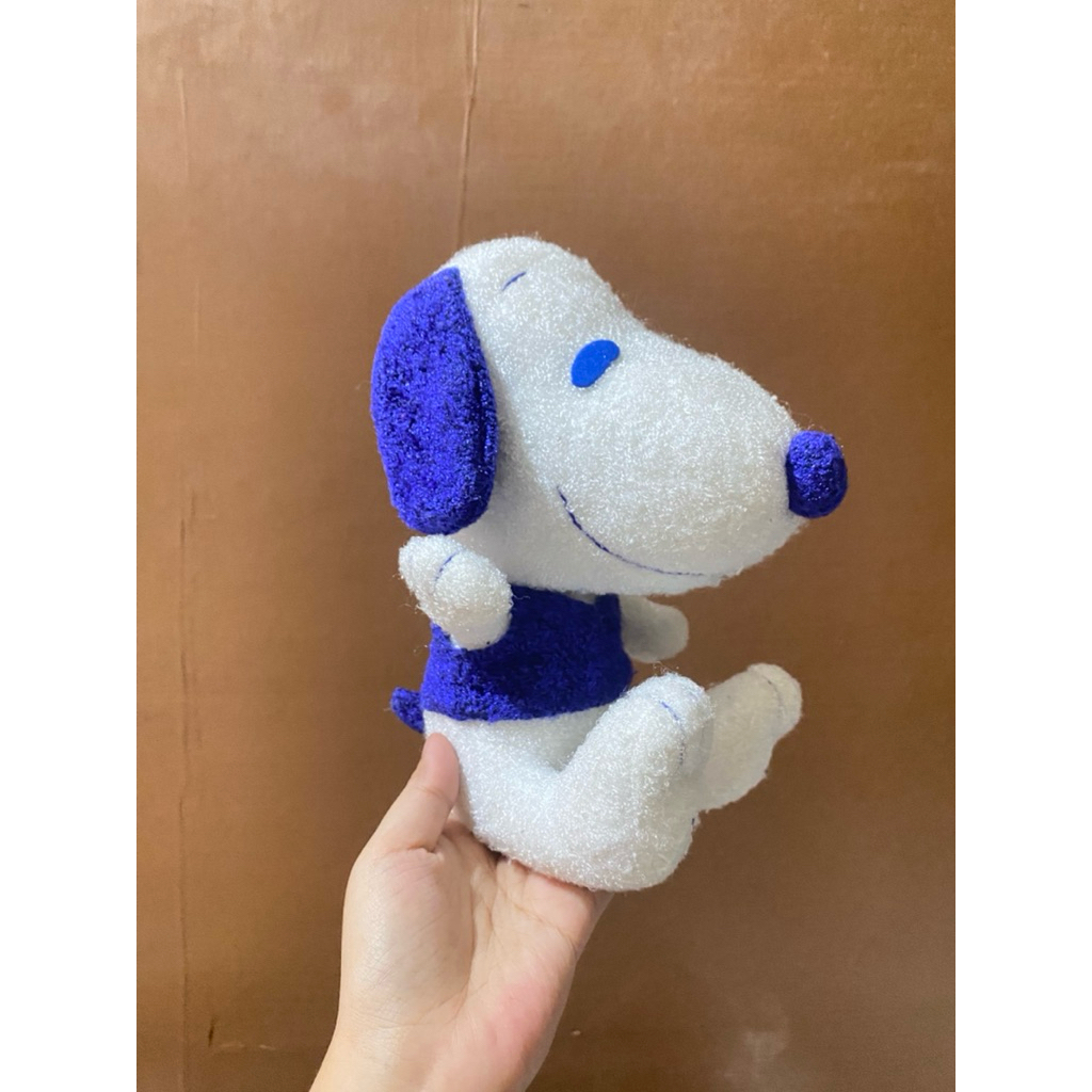 Boneka Karakter Snoopy Original size 22cm Original / Boneka snoopy biru putih / Boneka Snoopy Peanut